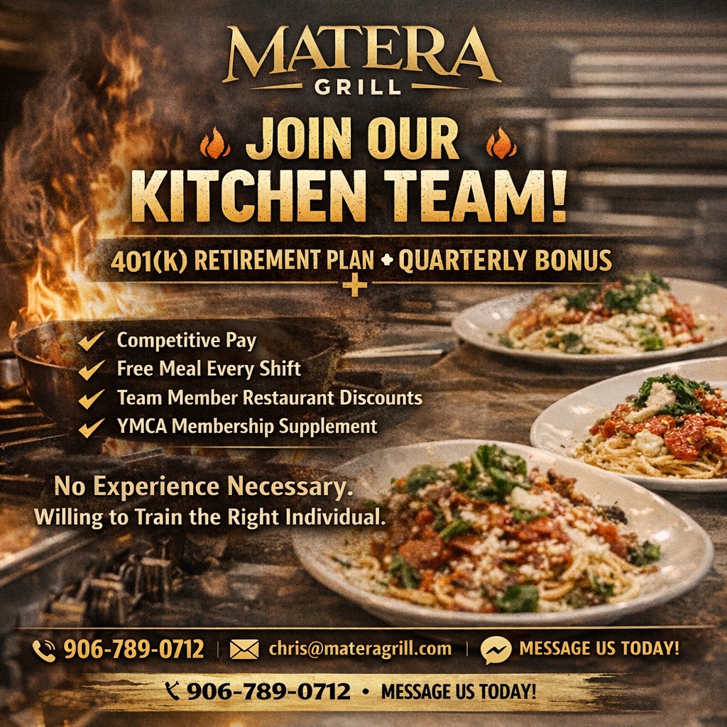 Matera Grill-Italian-Artisan Pizza Facebook ad: JOIN THE MATERA GRILL KITCHEN TEAM