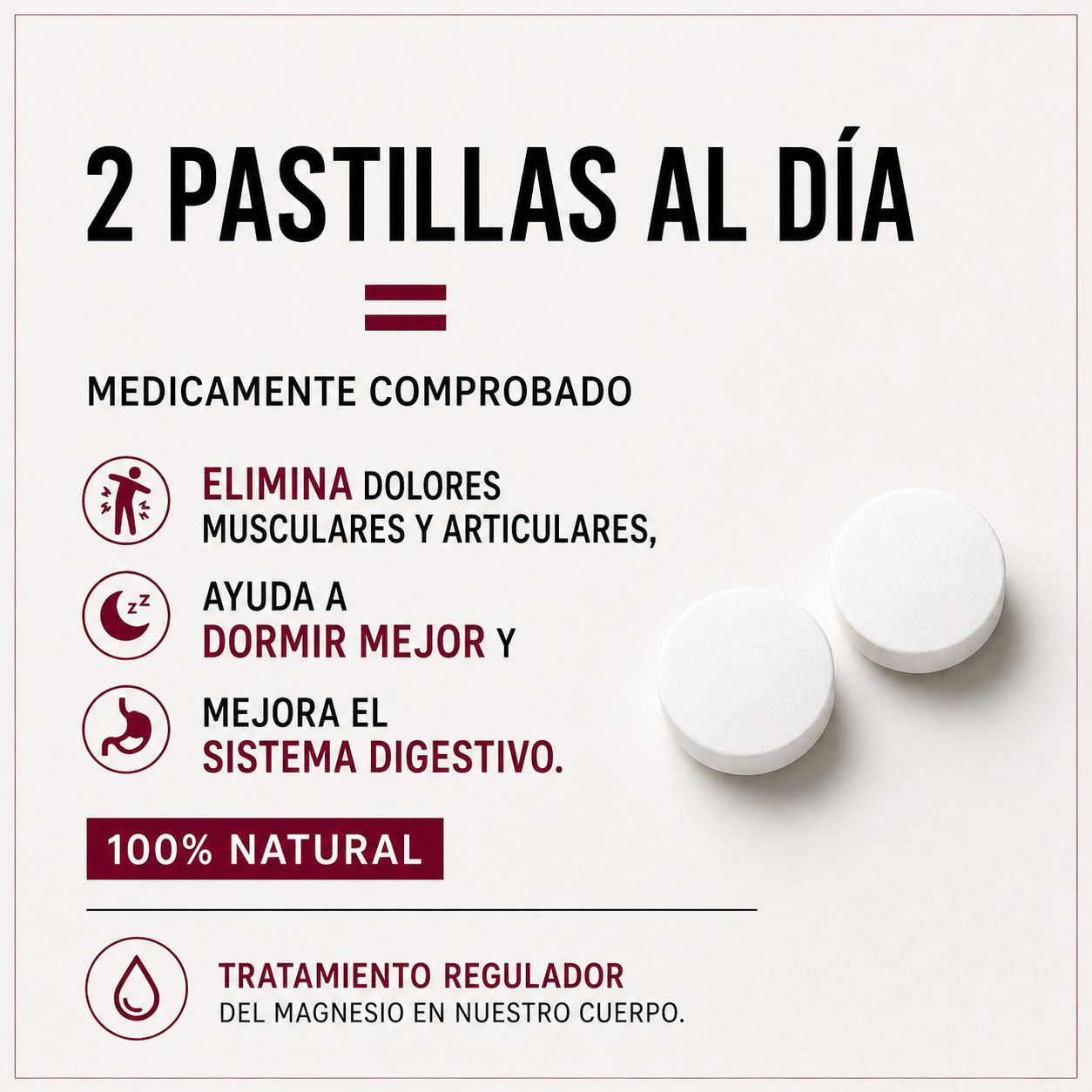 Citrato de Magnesio Tabletas Mty Facebook ad: No dejes pasar más Tiempo