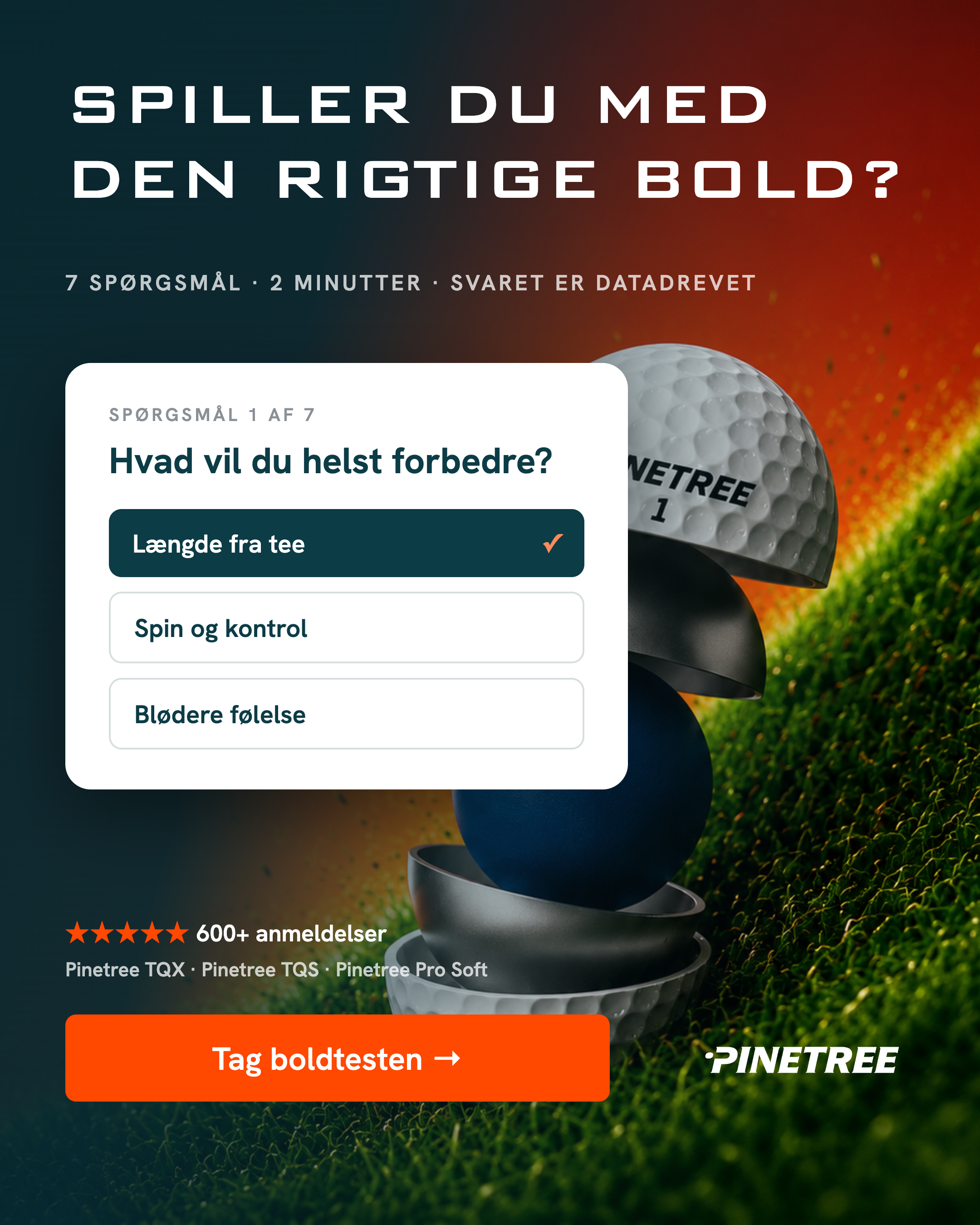 Pinetree Golf Facebook ad