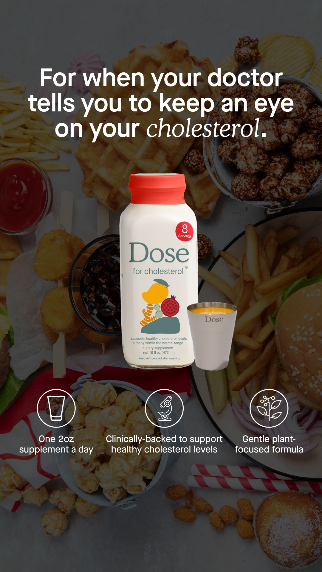 Dose for Cholesterol Facebook ad