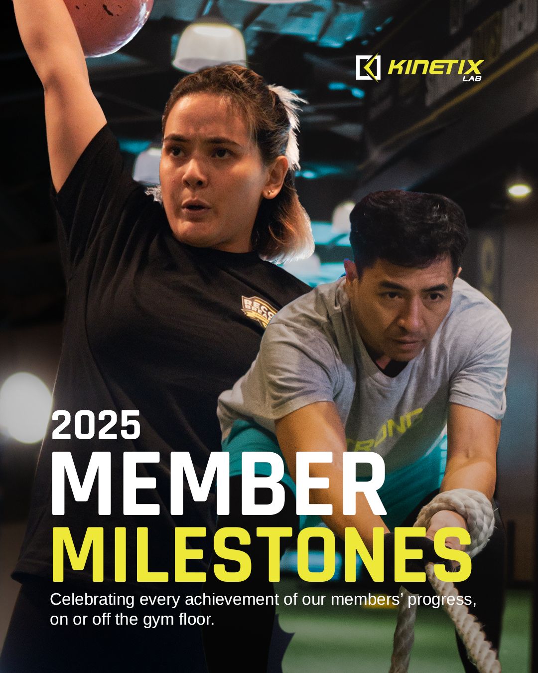 Kinetix Lab Facebook ad: Every milestone tells a story.