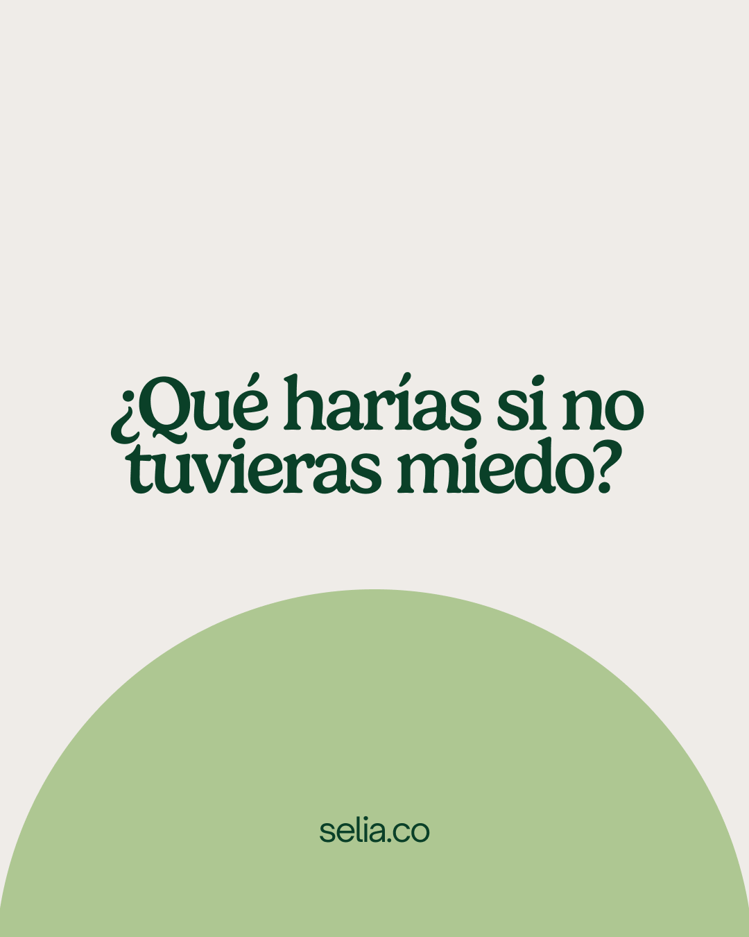 Selia Facebook ad