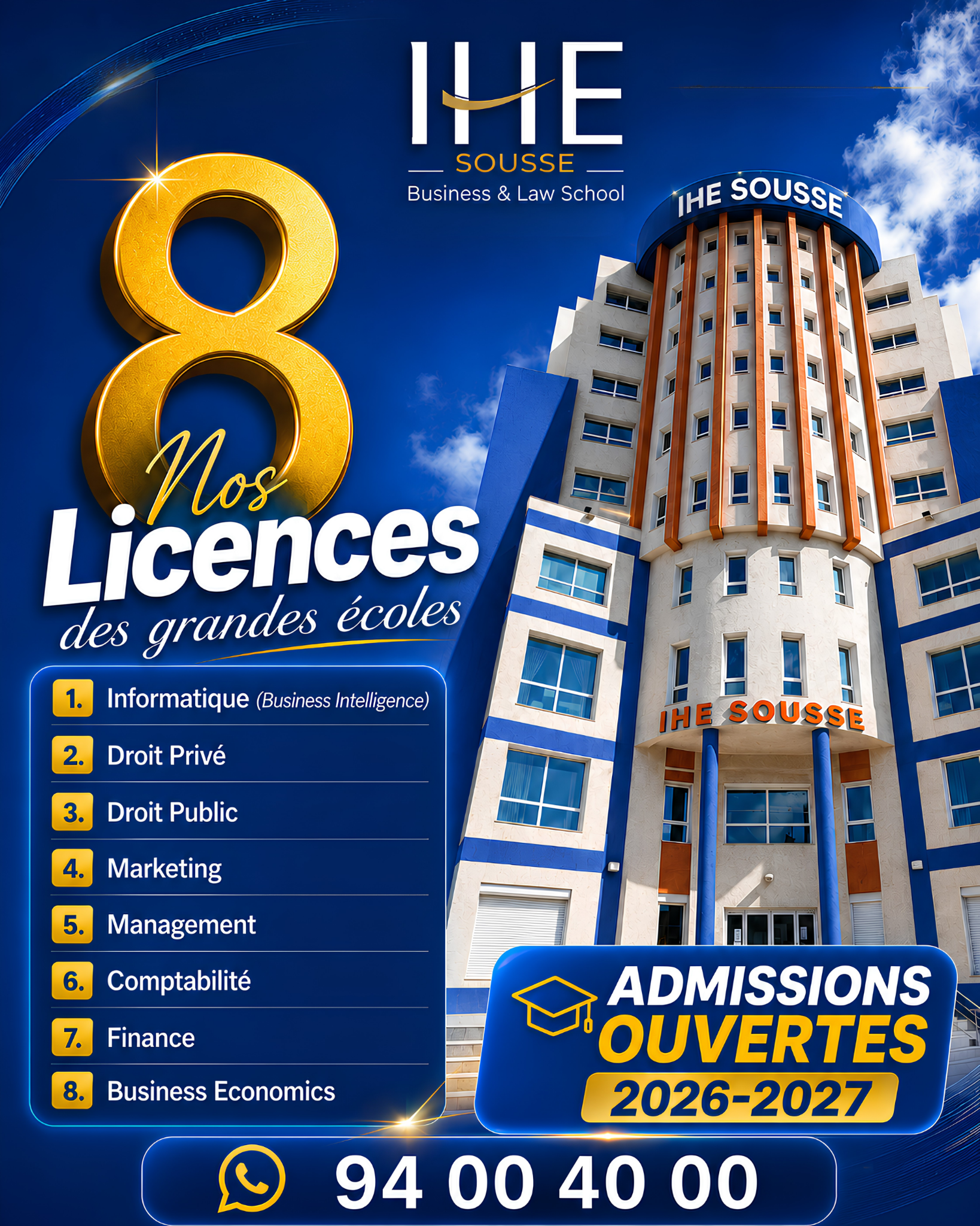 IHE Sousse (IHES) Facebook ad