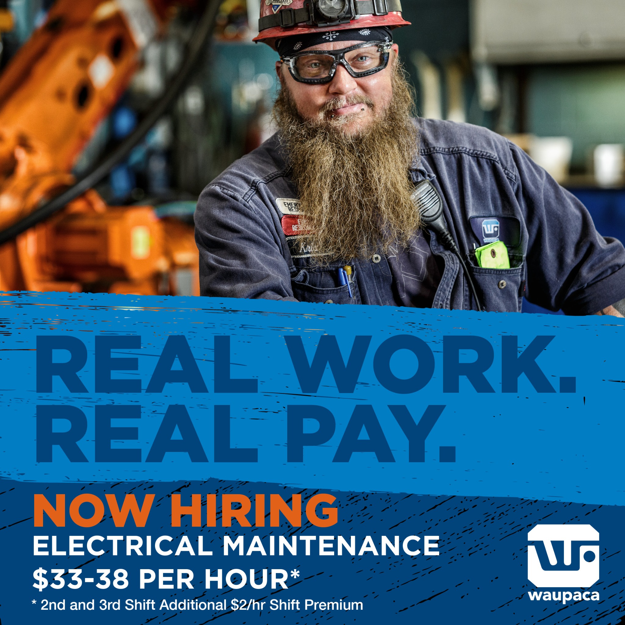 Waupaca Foundry Facebook ad: Maintenance Careers