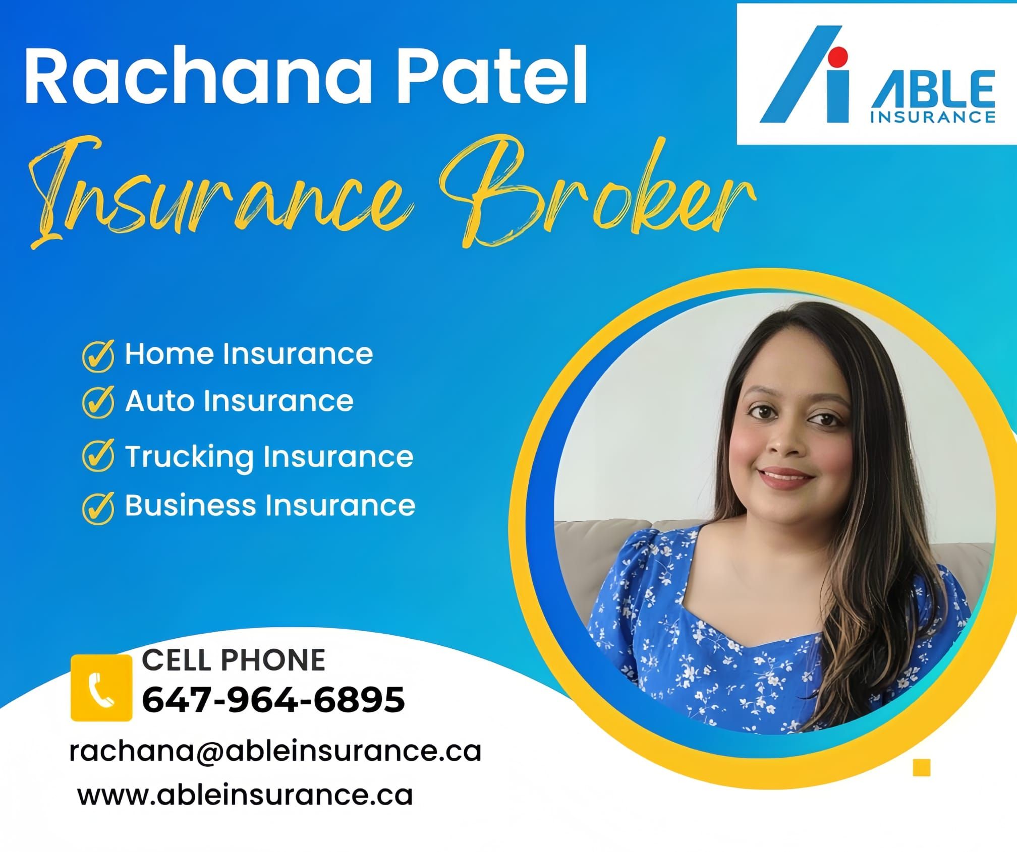 Rachana Patel Facebook ad