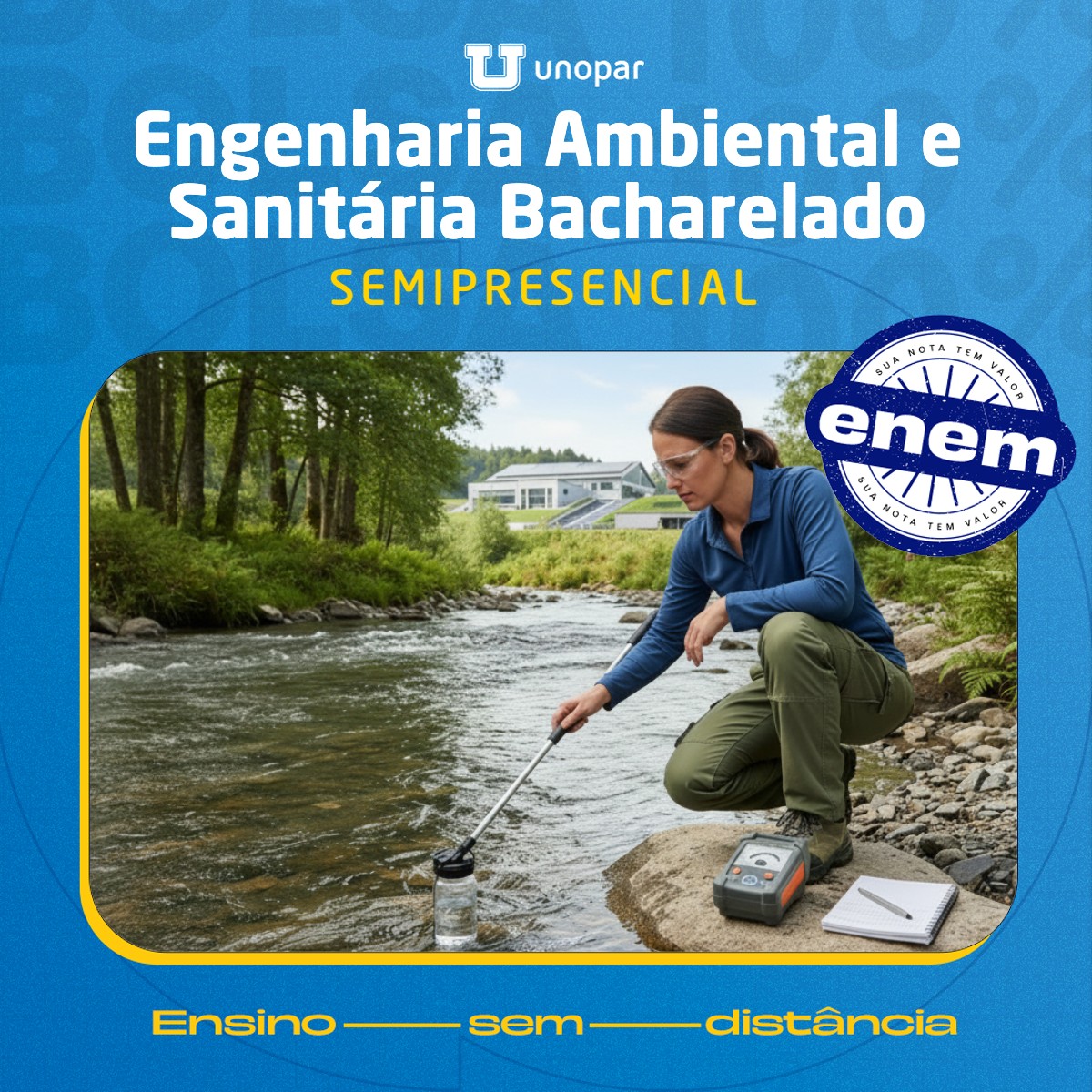 Unopar Universidade Facebook ad: Vem pra Unopar!