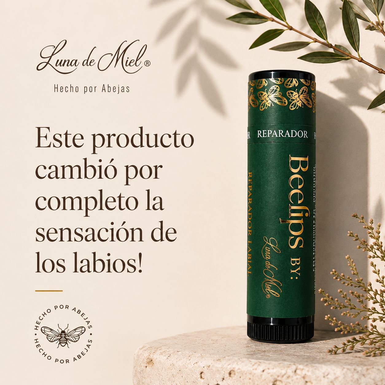 Luna de Miel Facebook ad: Reparador Labial