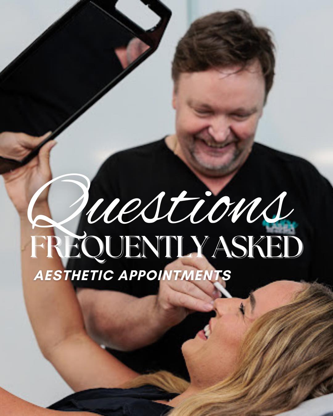 Allure Laser & Skin Studio Facebook ad: • FAQ: AESTHETIC TREATMENTS •