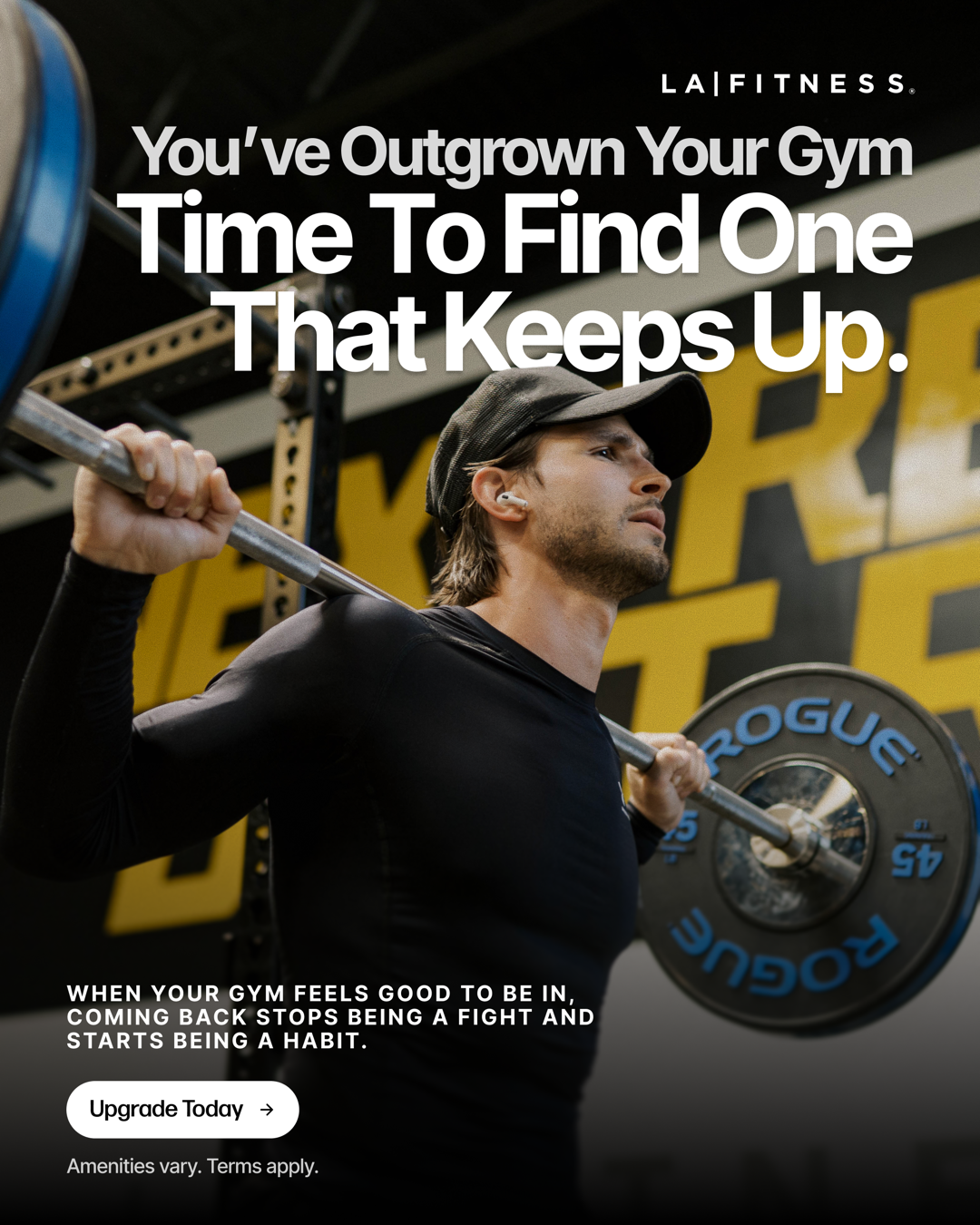 LA Fitness Facebook ad: Join Now. Get More.