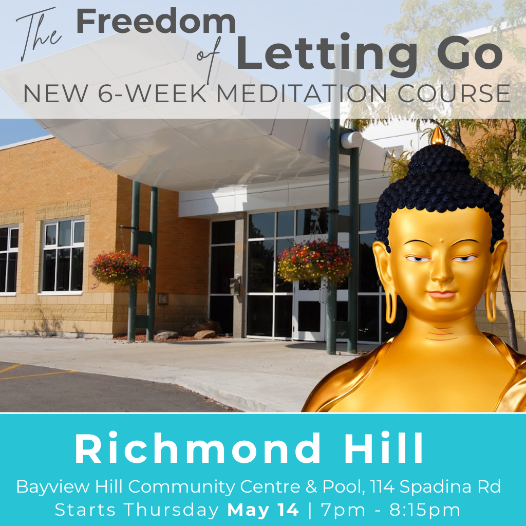 Kadampa Meditation Centre Canada Facebook ad: Meditation & the Freedom of Letting Go