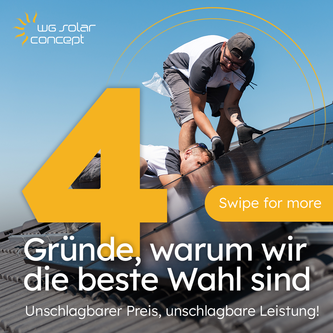 WG Solar Concept GmbH Facebook ad: Sie zweifeln noch oder können sich nicht entscheiden…