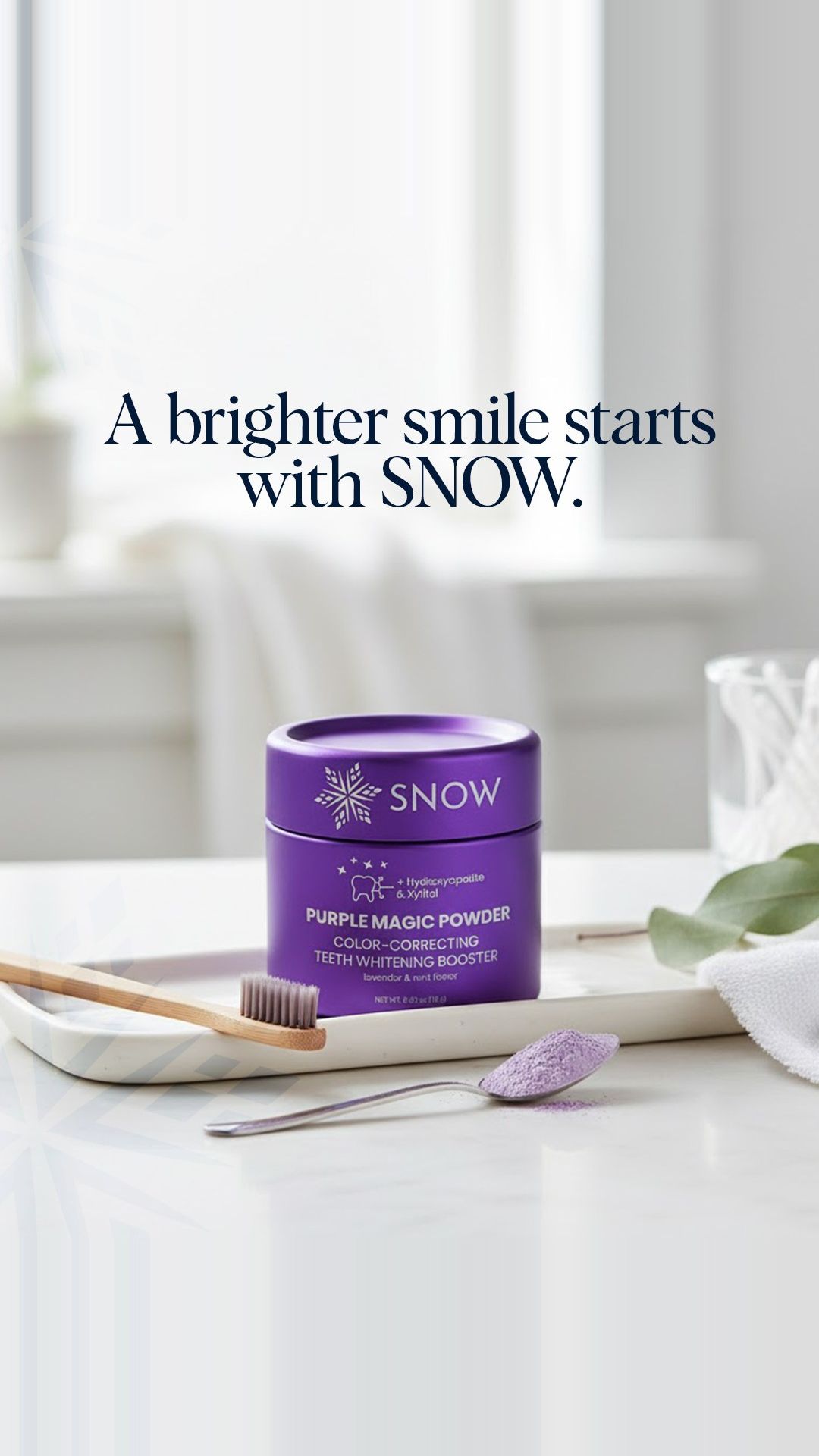 SNOW Teeth Whitening Facebook ad