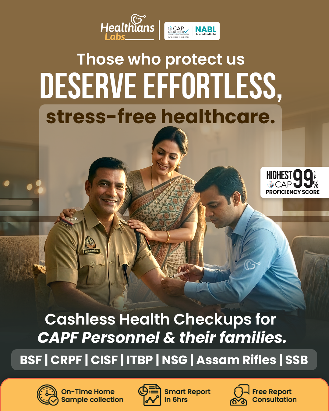 Healthians Facebook ad