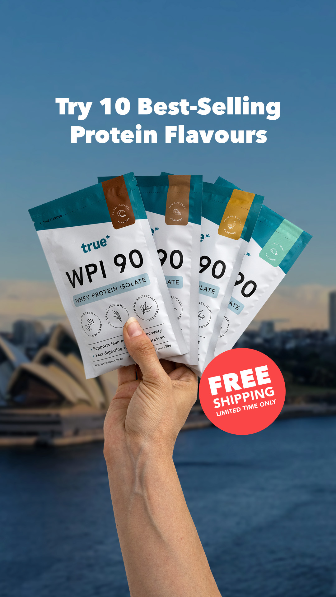 True Protein Facebook ad