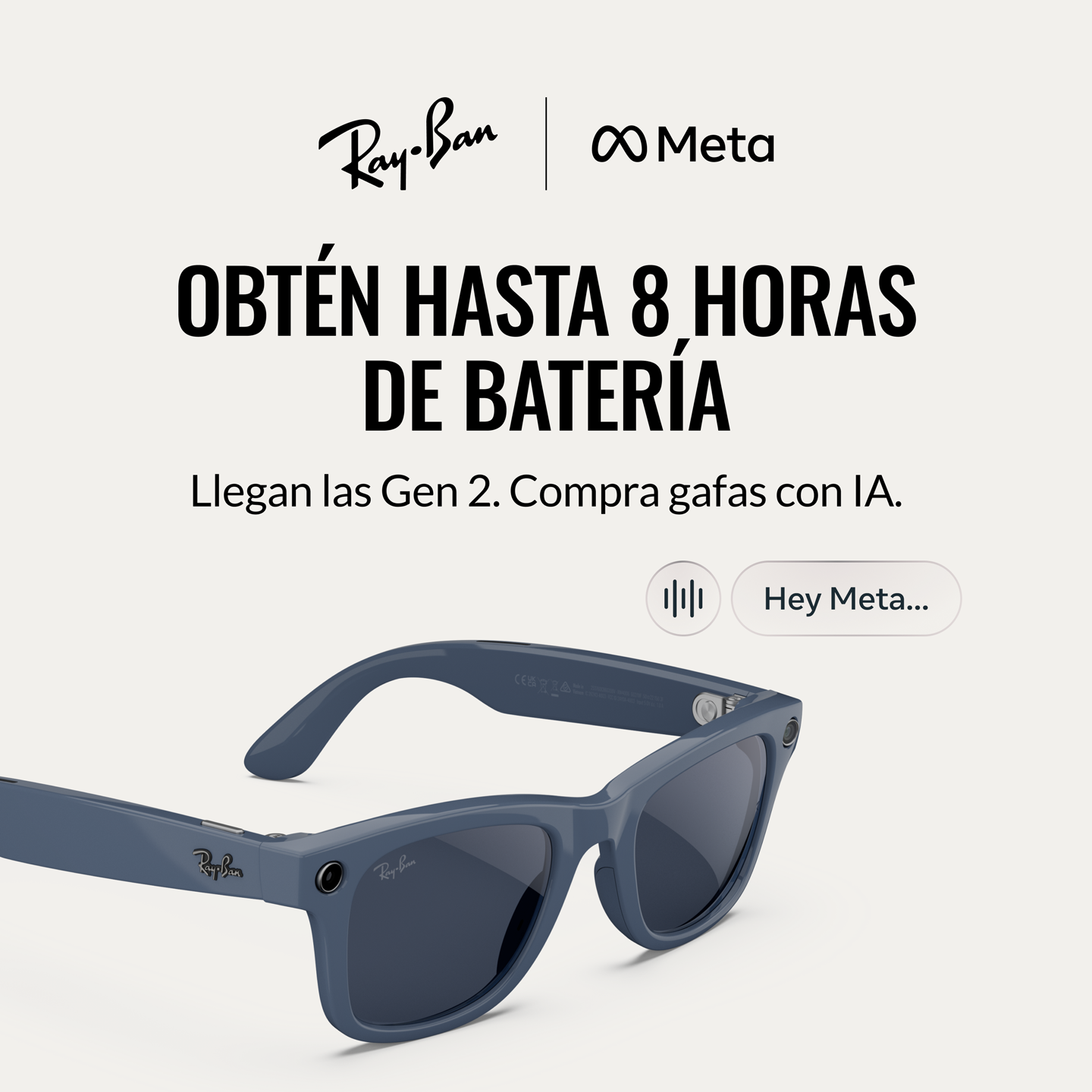 Ray-Ban Meta Facebook ad