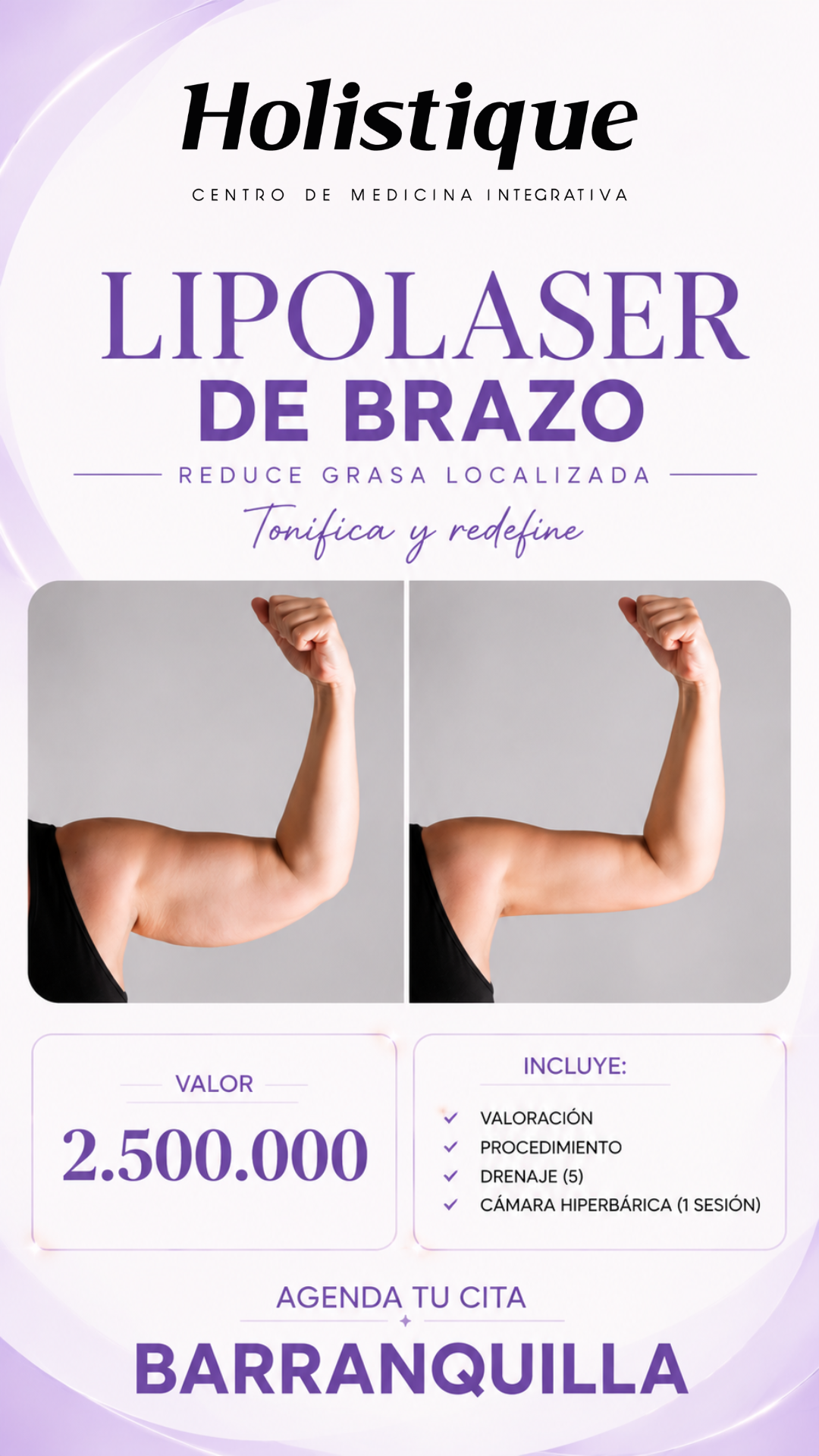 Holistique Medicina Cosmetica Facebook ad from Jul 27, 2026