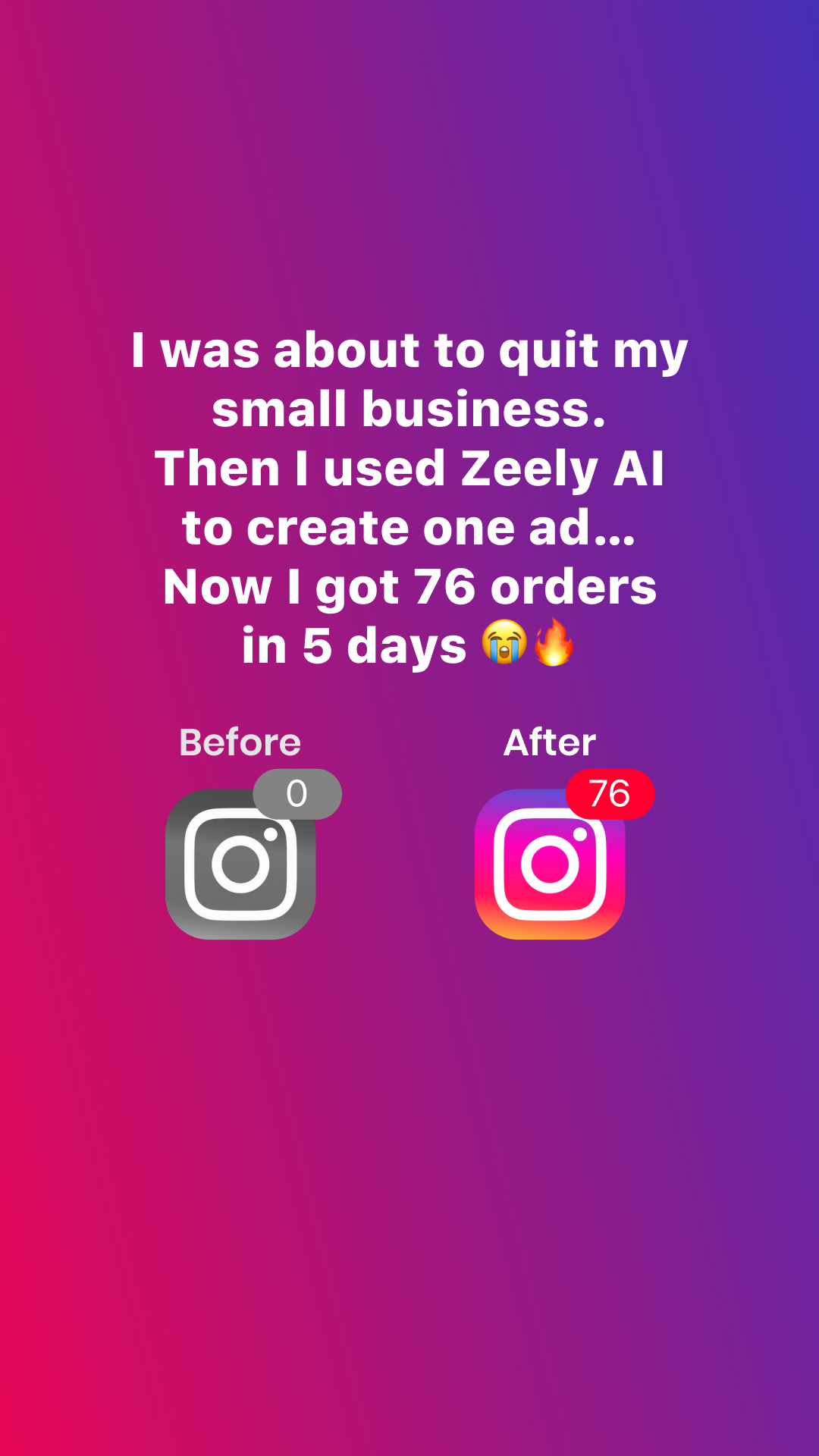 Zeely Facebook ad