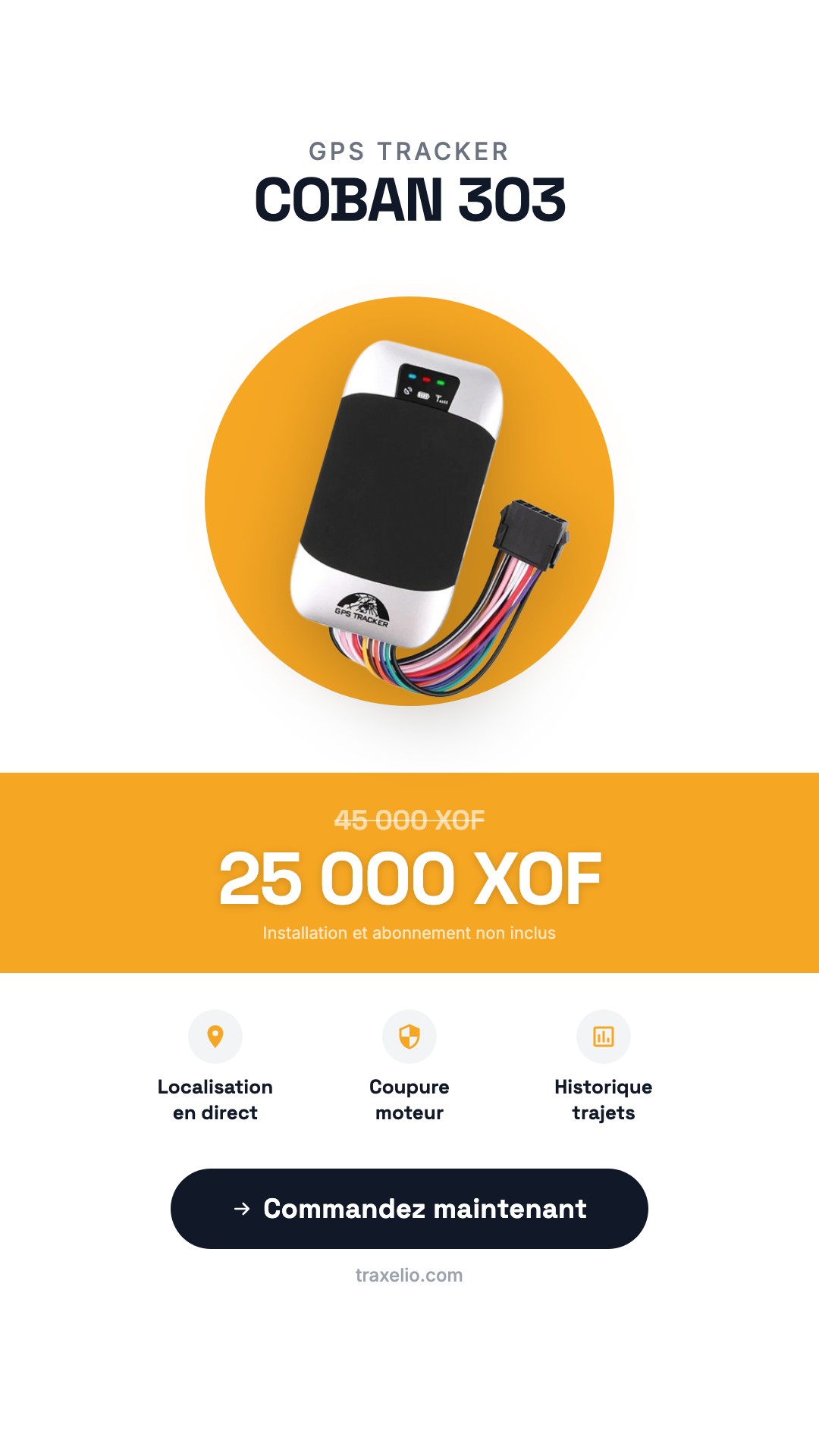 Traxelio Facebook ad