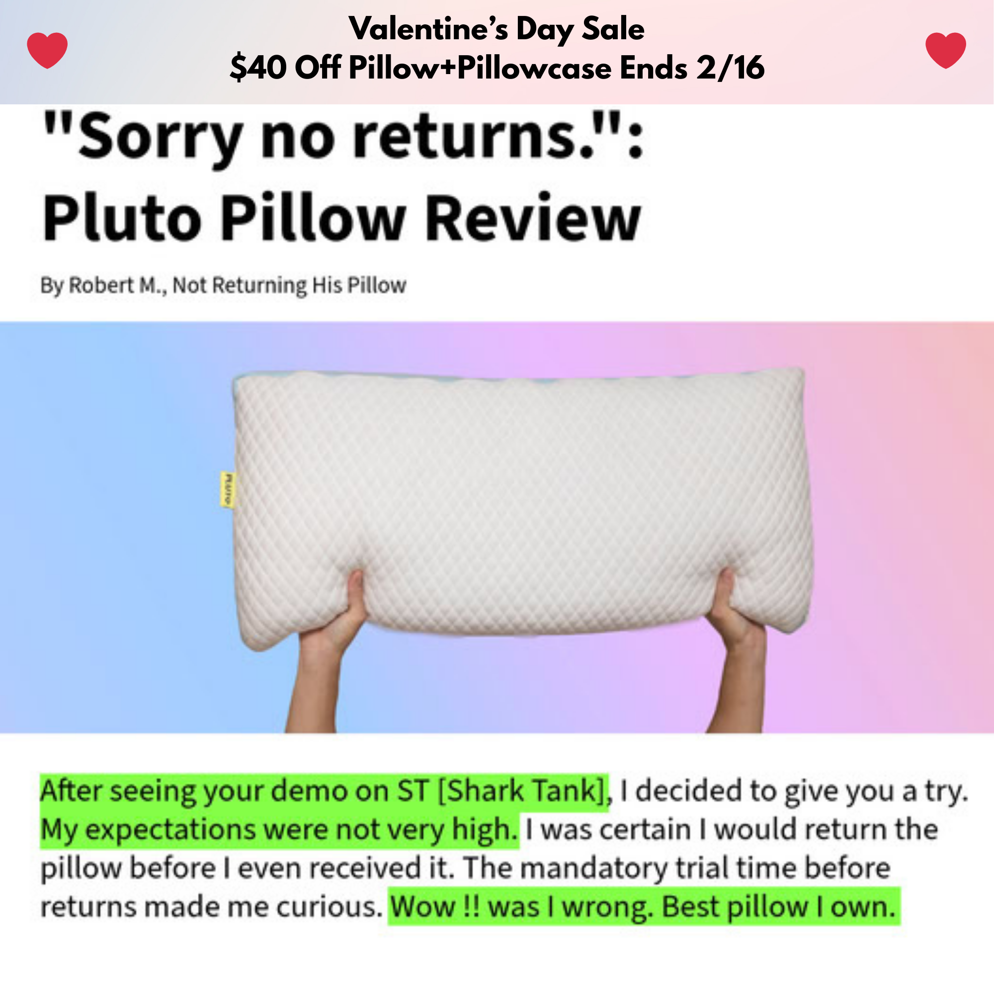 Pluto Facebook ad