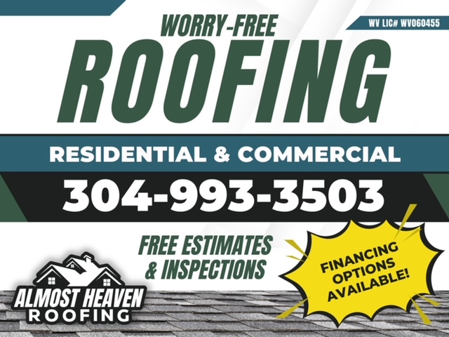 Almost Heaven Roofing Facebook ad: Trustworthy Roofing Solutions Made Easy