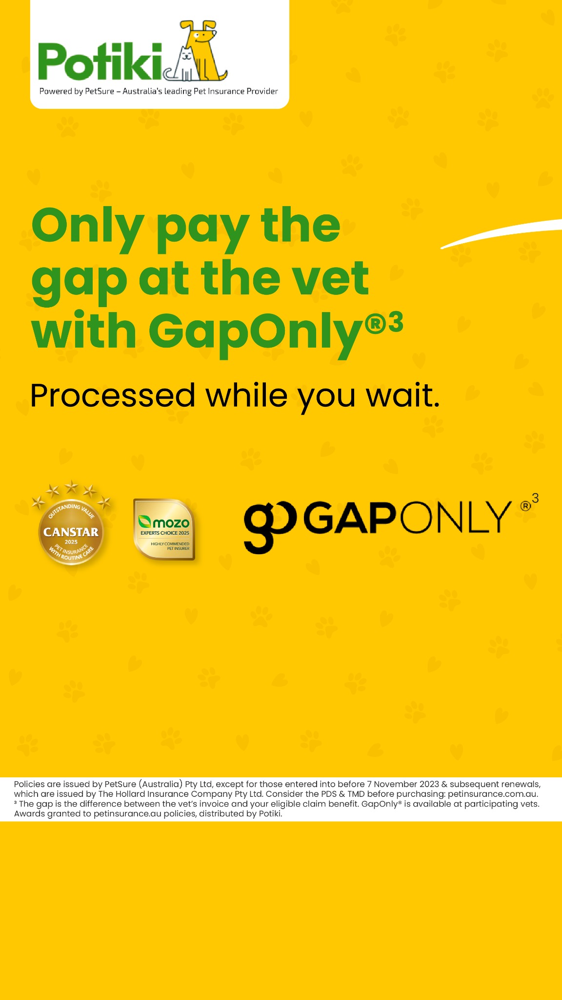 Potiki Facebook ad: Pet Insurance Australia | Dog Insurance | Cat Insurance |…
