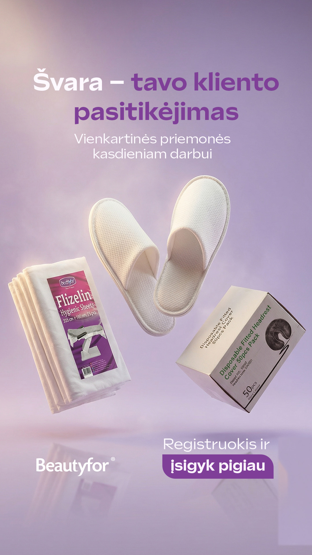 Beautyfor LT Facebook ad