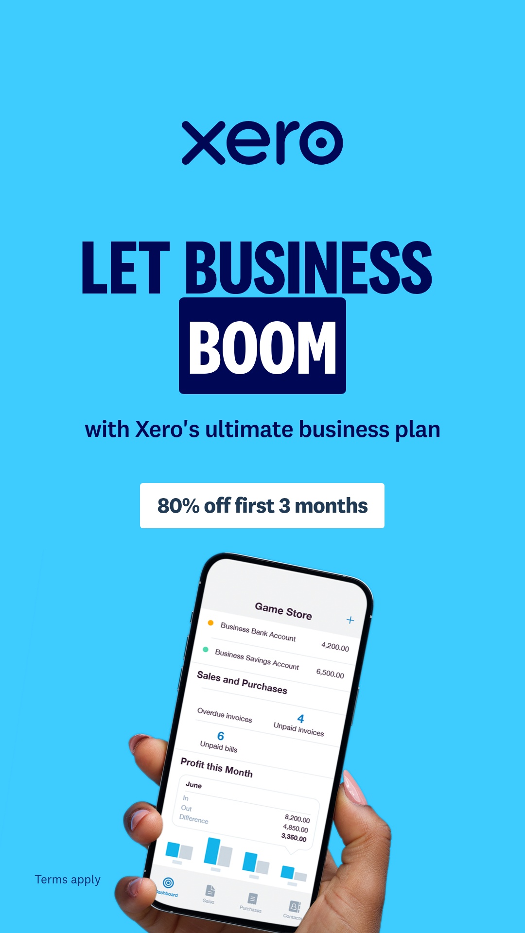 Xero Facebook ad