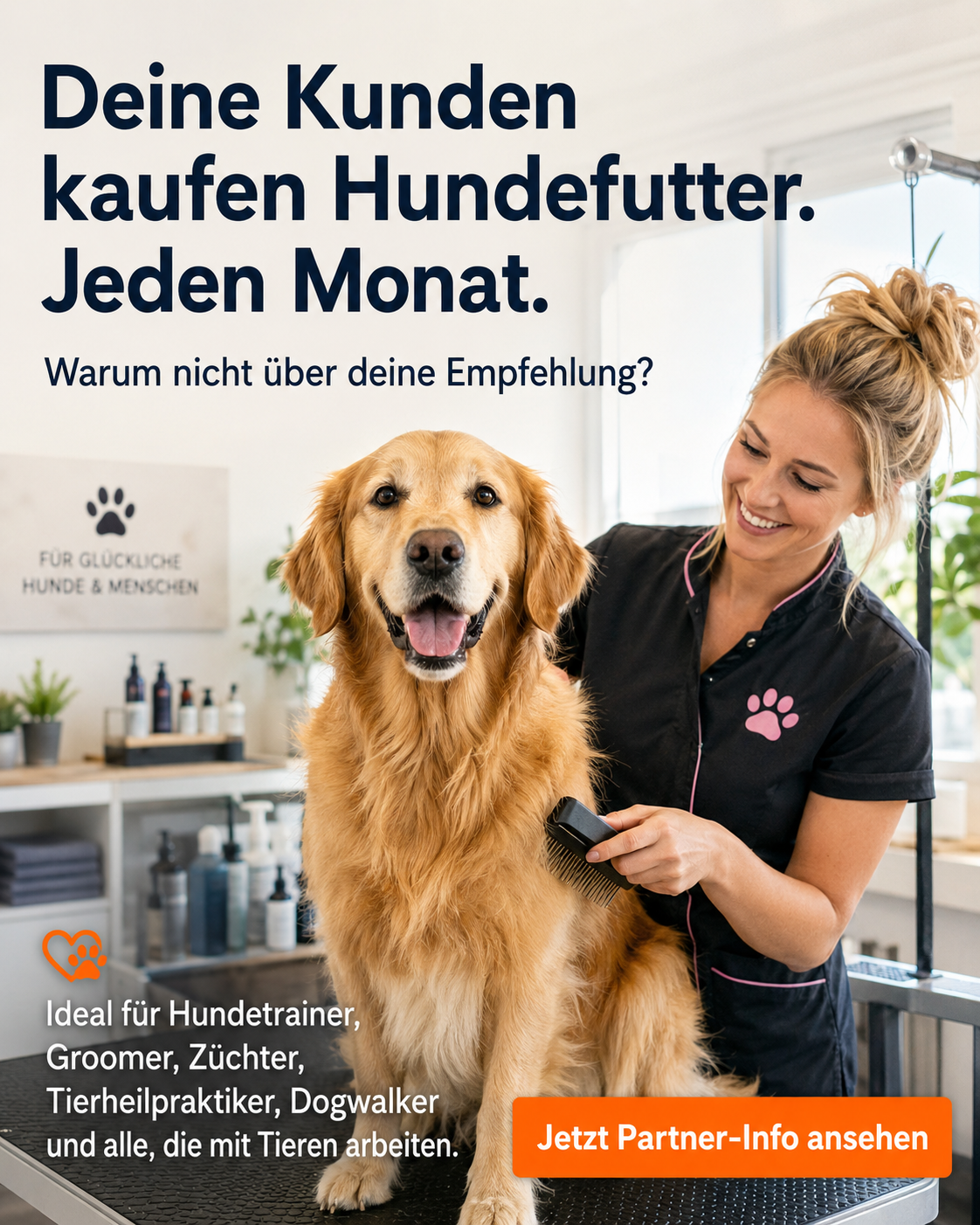 Clemens Eigler Reico Partner Facebook ad: Hundefutter empfehlen & verdienen