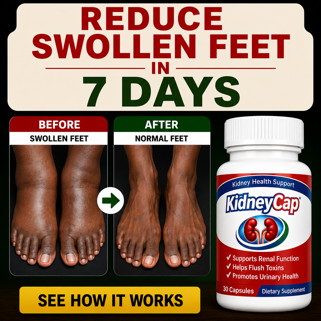 Wellness Hope Facebook ad: DON'T WAIT UNTIL YOUR KIDNEYS FORCE YOU TO PAY ATTENTION.PAY