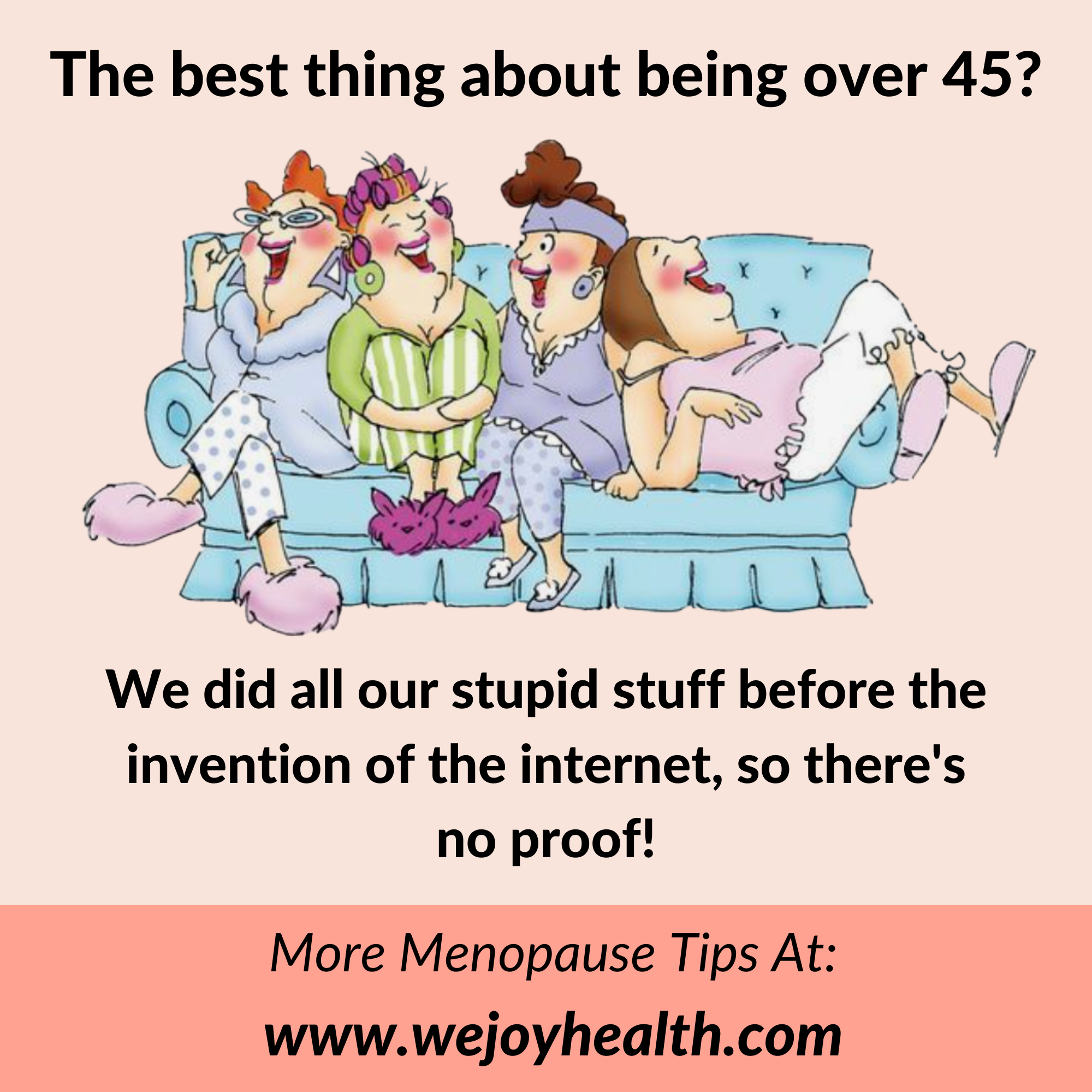 WEJOY Health Facebook ad: The best thing being over 45?