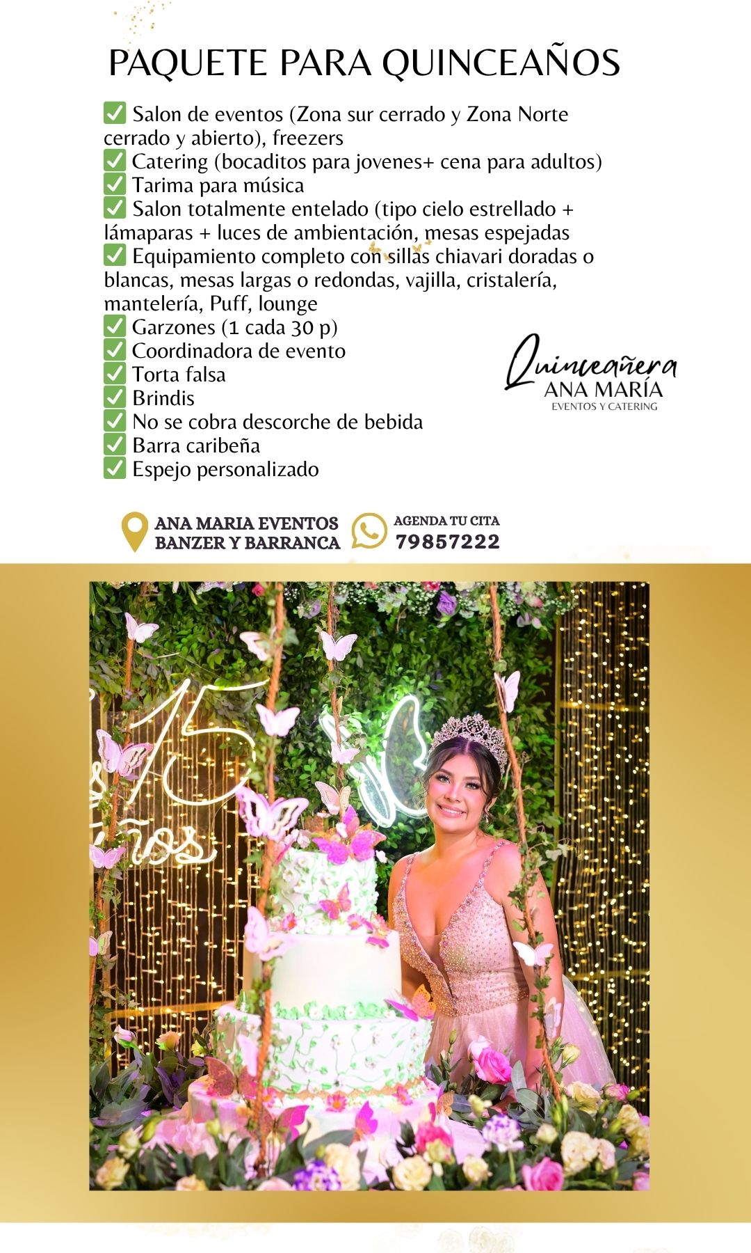 Ana Maria Eventos Facebook ad