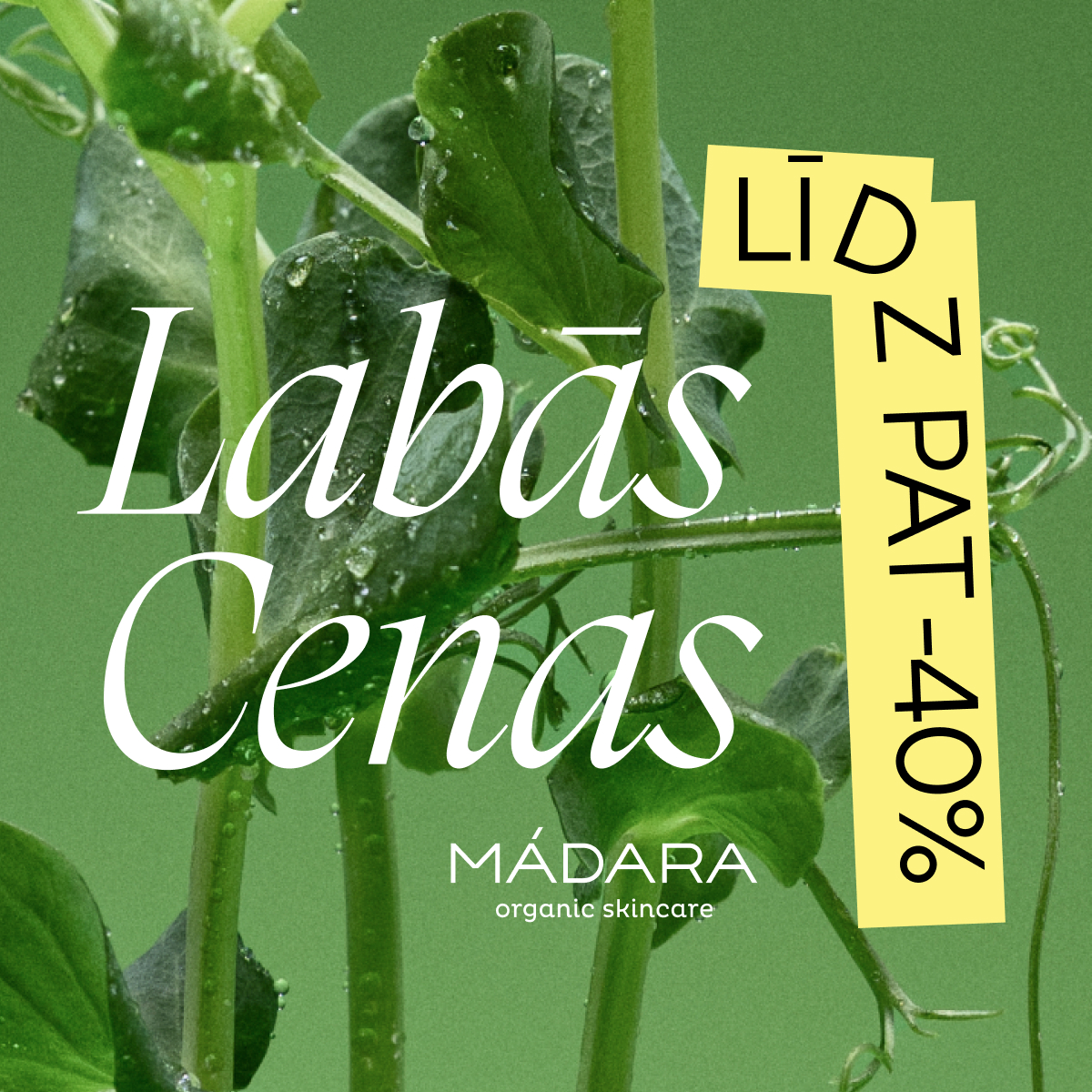 Mádara Organic Skincare Facebook ad