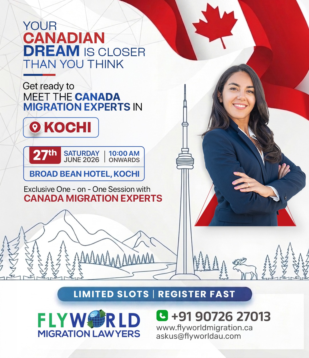 Flyworld Migration Lawyers Facebook ad