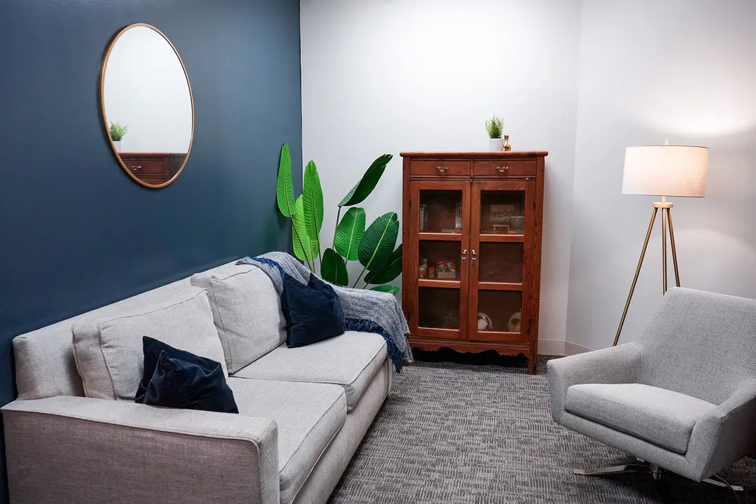 Therapy Space Facebook ad: Private Co-Working Office For Mental Health Professionals.