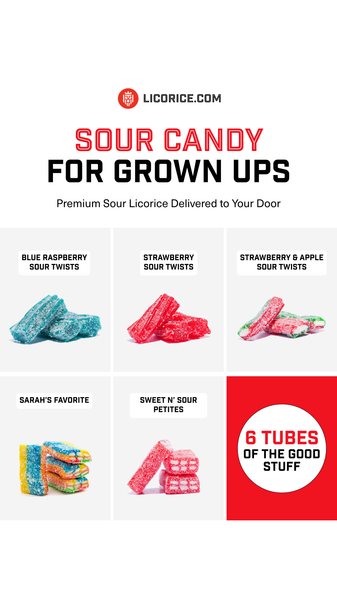 Licorice.com Facebook ad