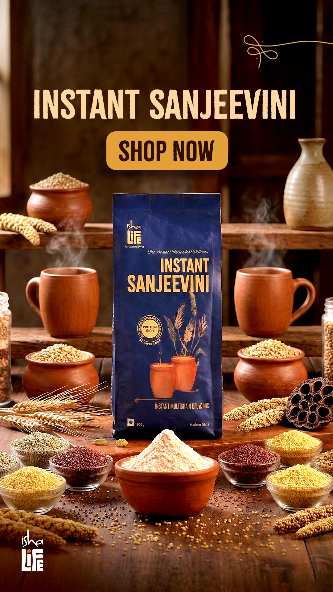 Isha Life Facebook ad
