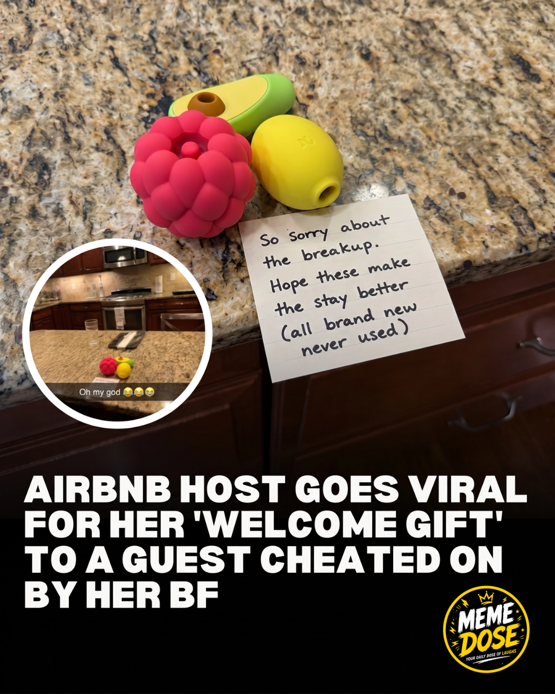 Meme Dose Facebook ad: A guest went viral after she showed the…