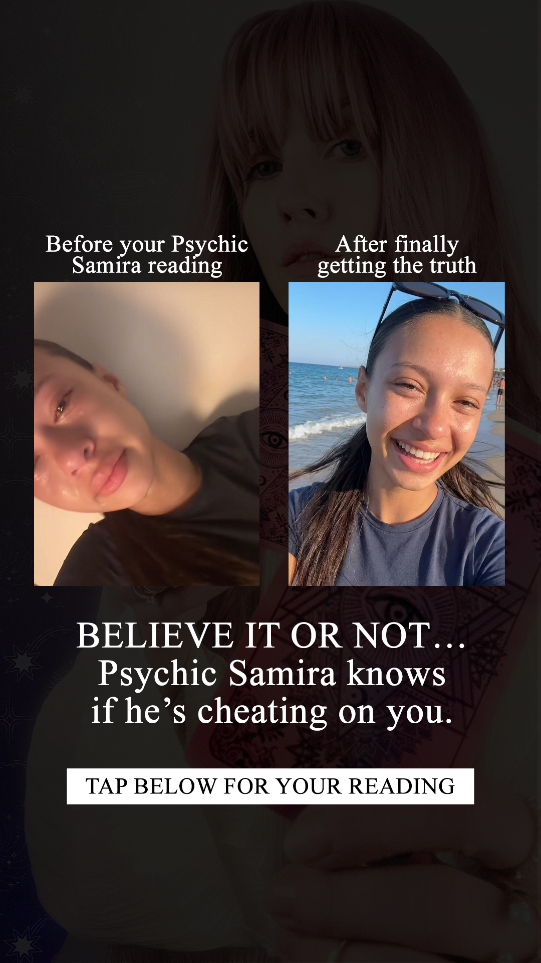 Psychic Samira Facebook ad