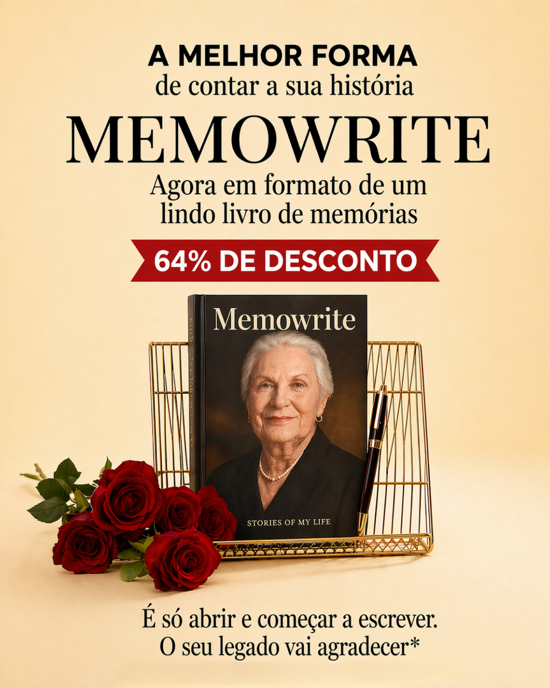 Memowrite Facebook ad