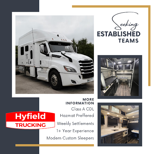 Hyfield Trucking Facebook ad