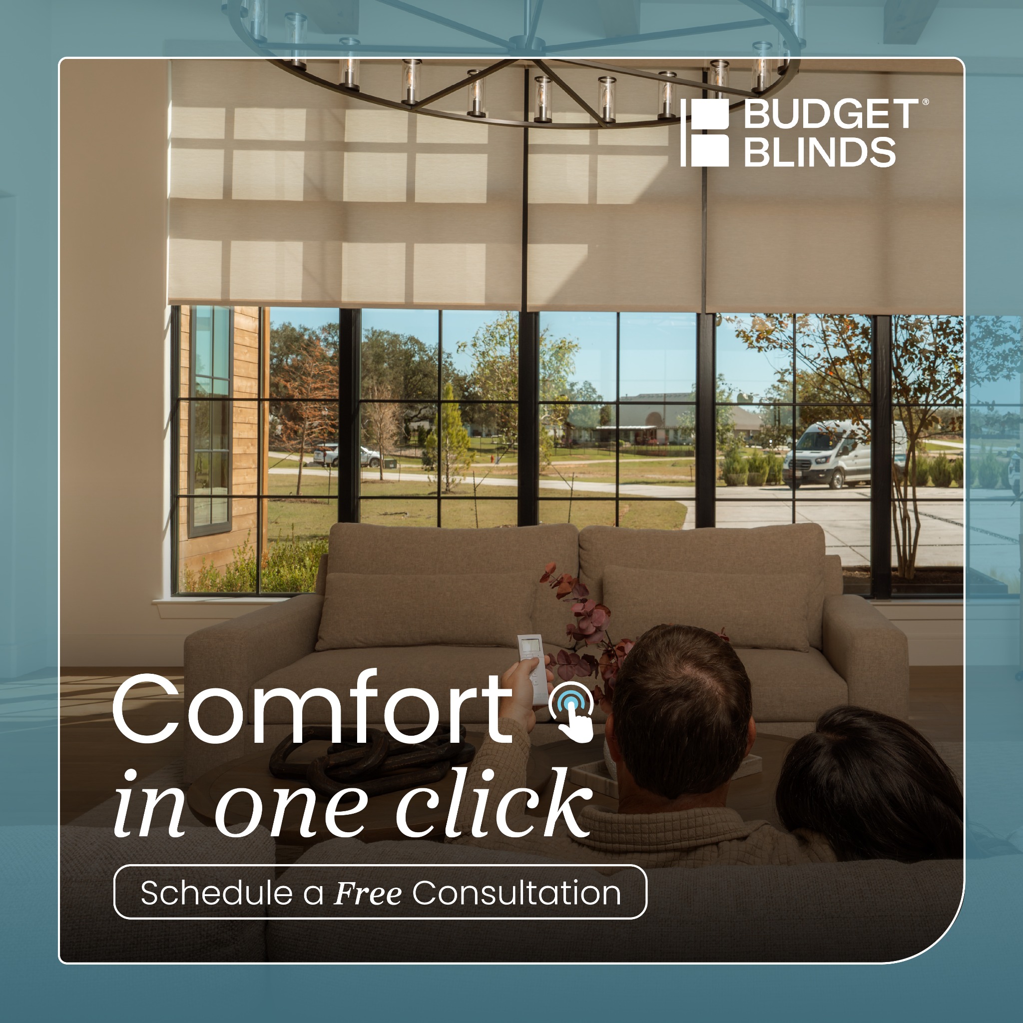 Budget Blinds of Austin & Hill Country Facebook ad: Better Living Starts Here