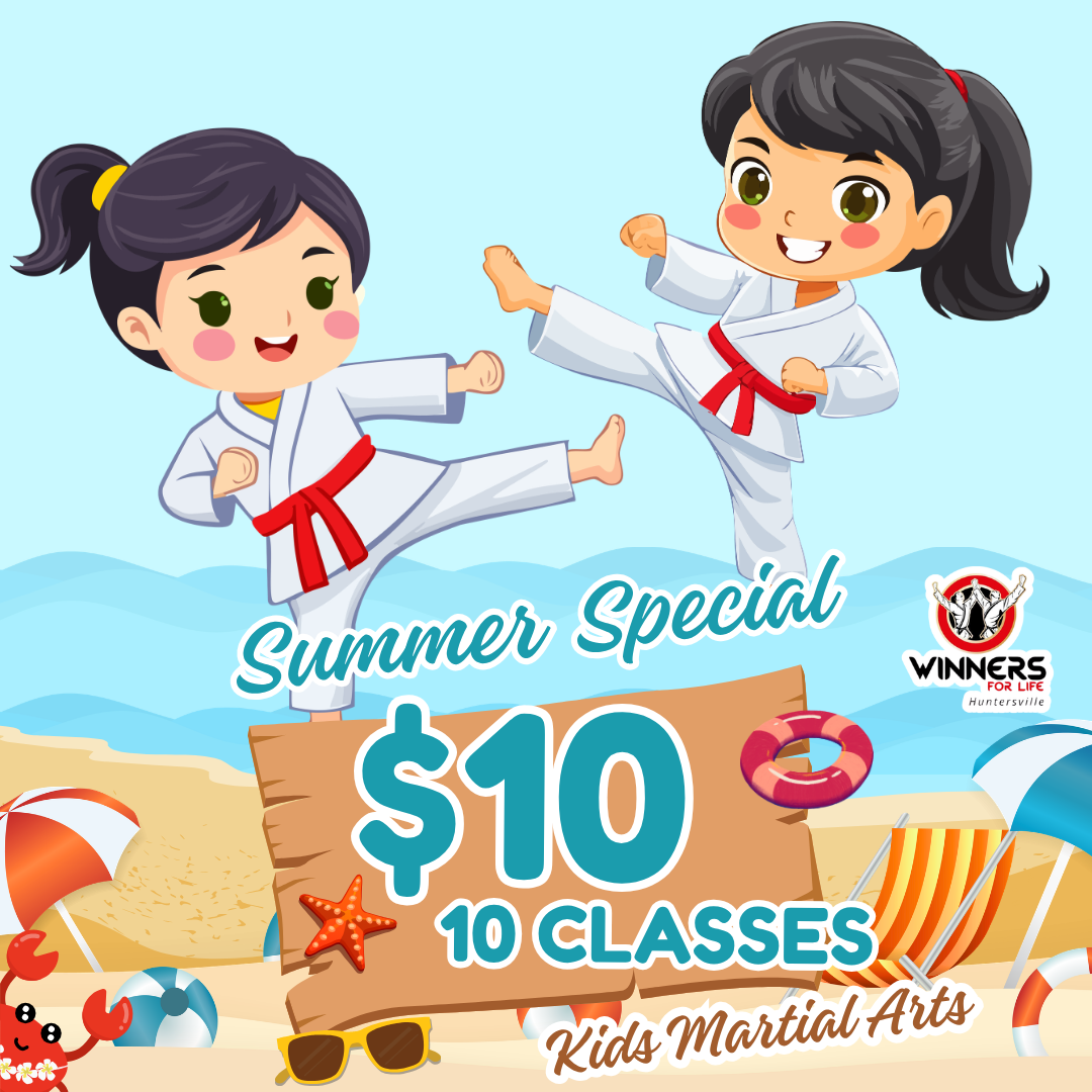 Winners For Life Martial Arts Huntersville Facebook ad