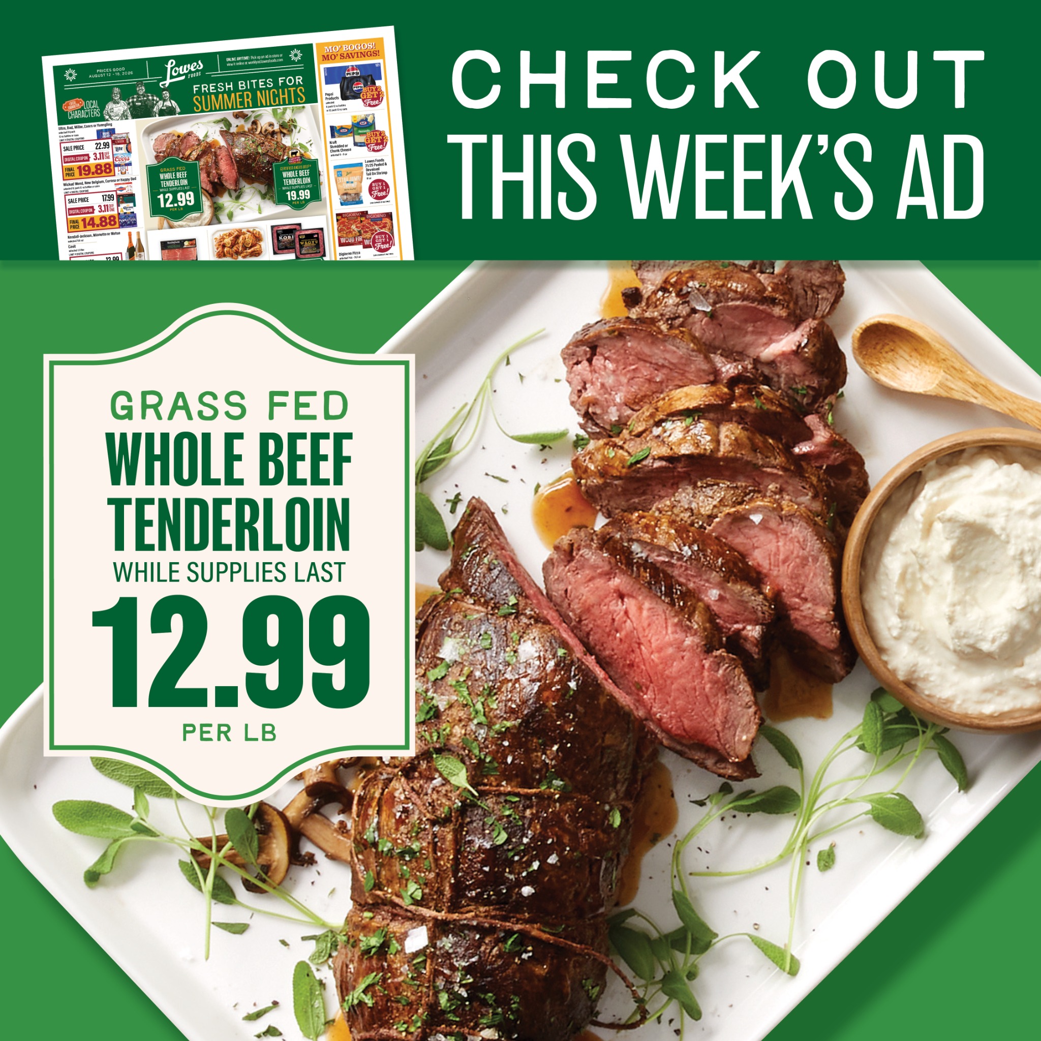 Lowes Foods Facebook ad