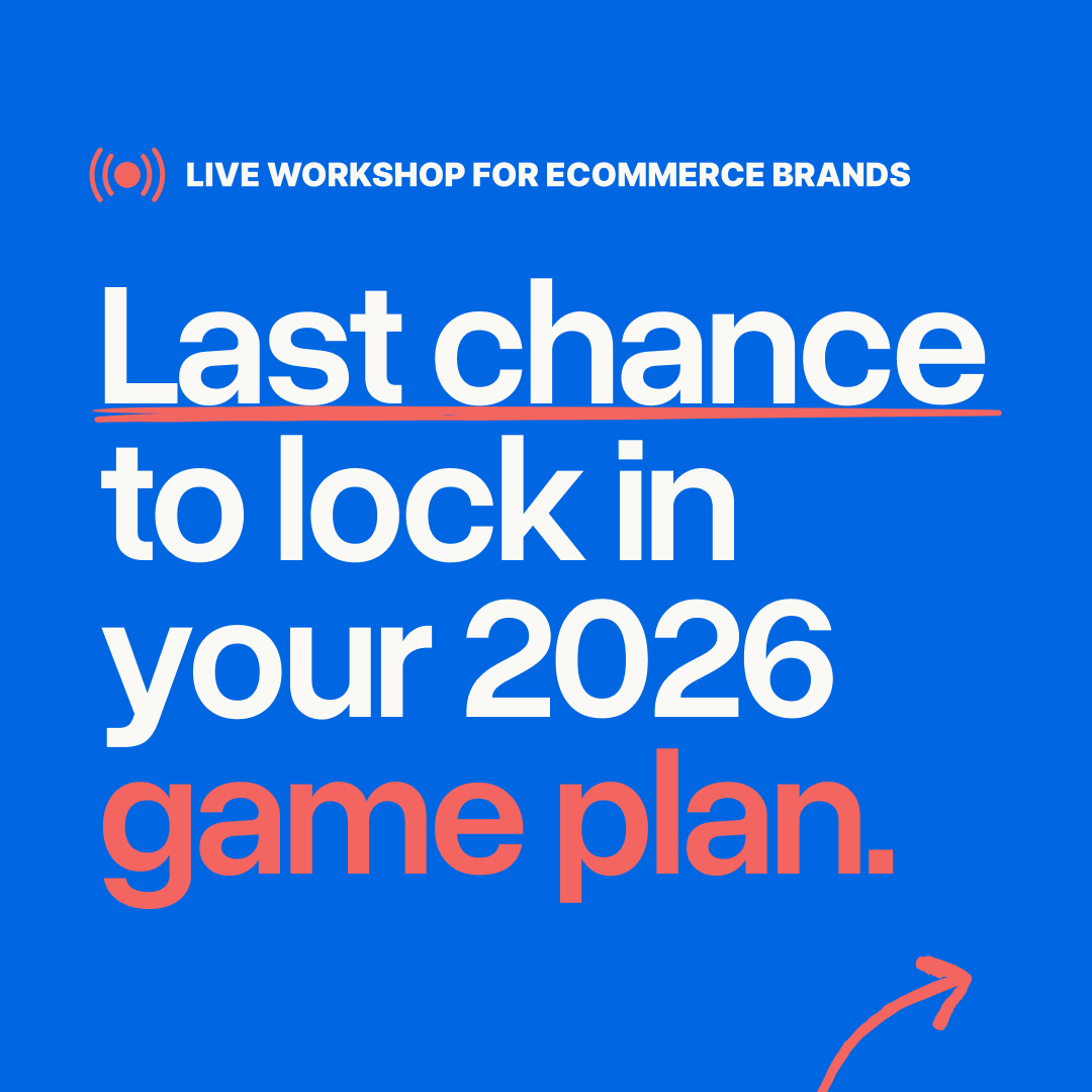 Ecommerce Equation Facebook ad: LAST CHANCE Join our interactive live workshop to…