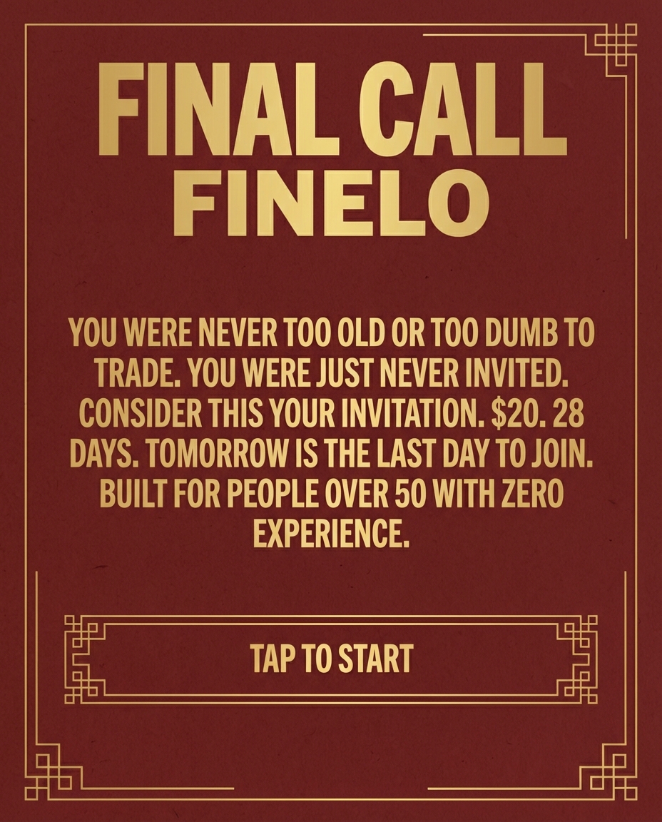 Finelo Facebook ad: Start Now!