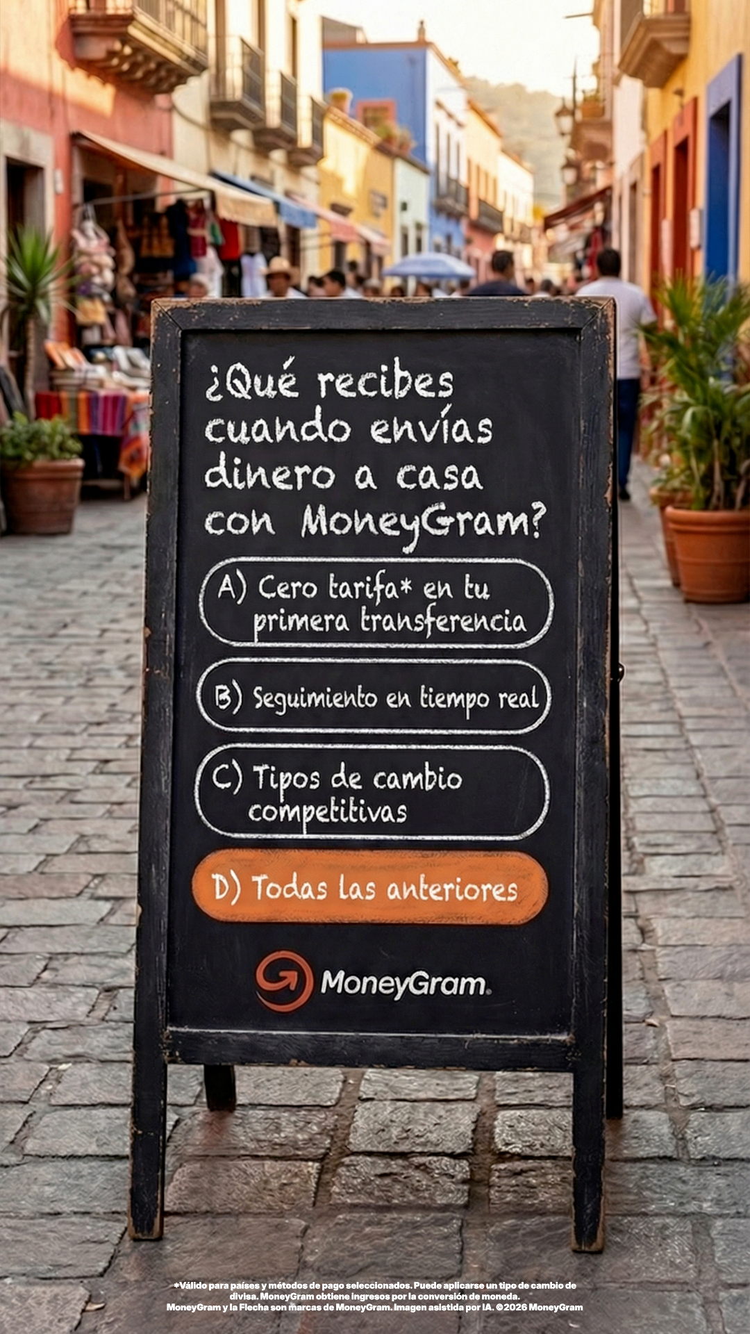 MoneyGram Facebook ad