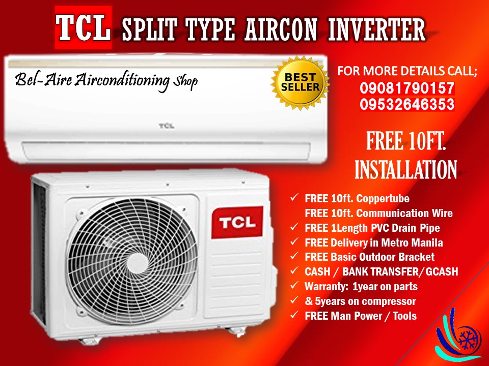 TCL AC Split Type Facebook ad: We selling affordable but durable split type aircon…