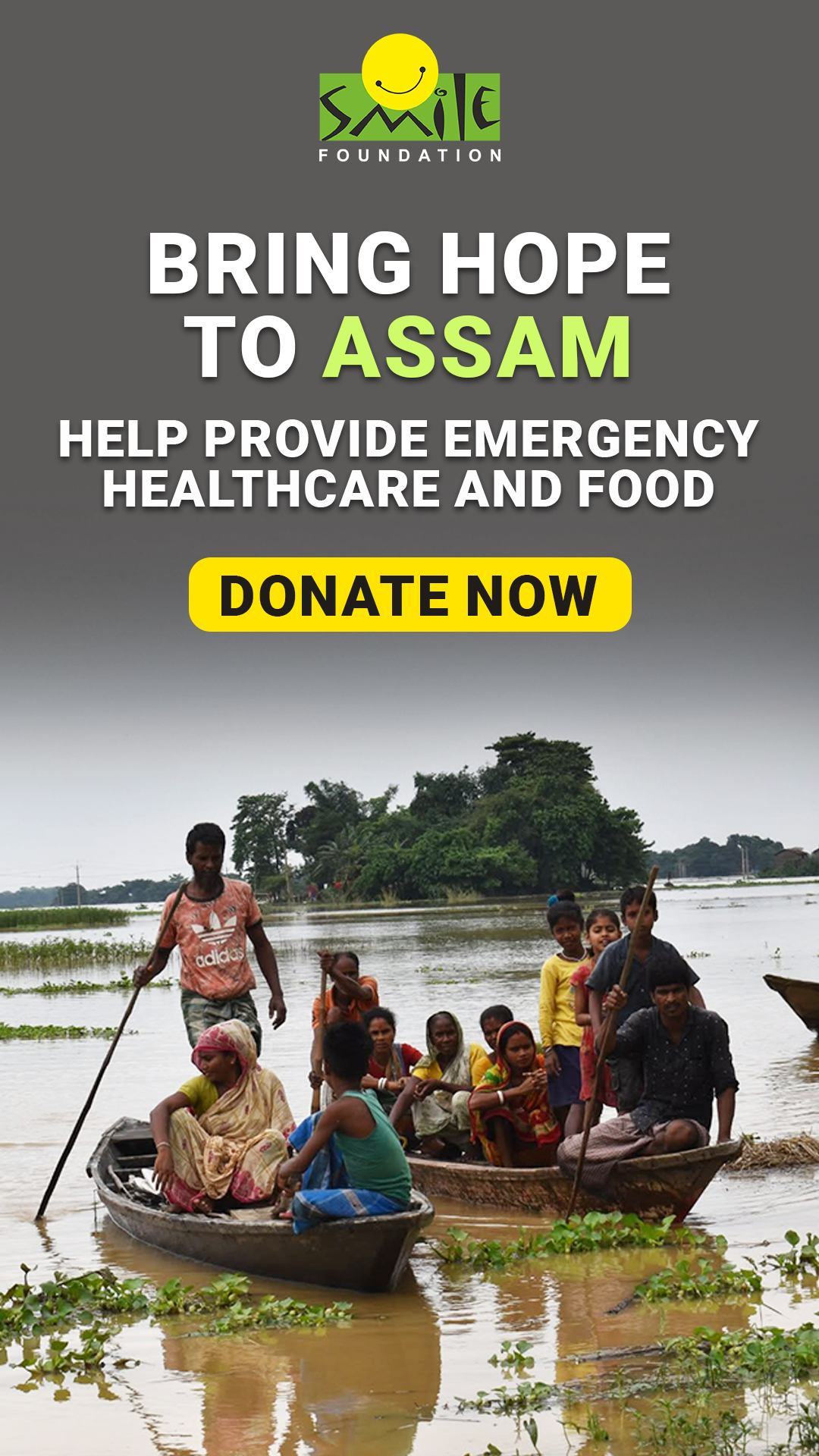 smilefoundation Facebook ad