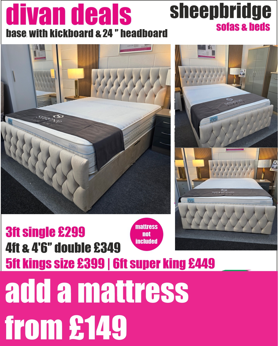 Sheepbridge Sofas & Beds Facebook ad