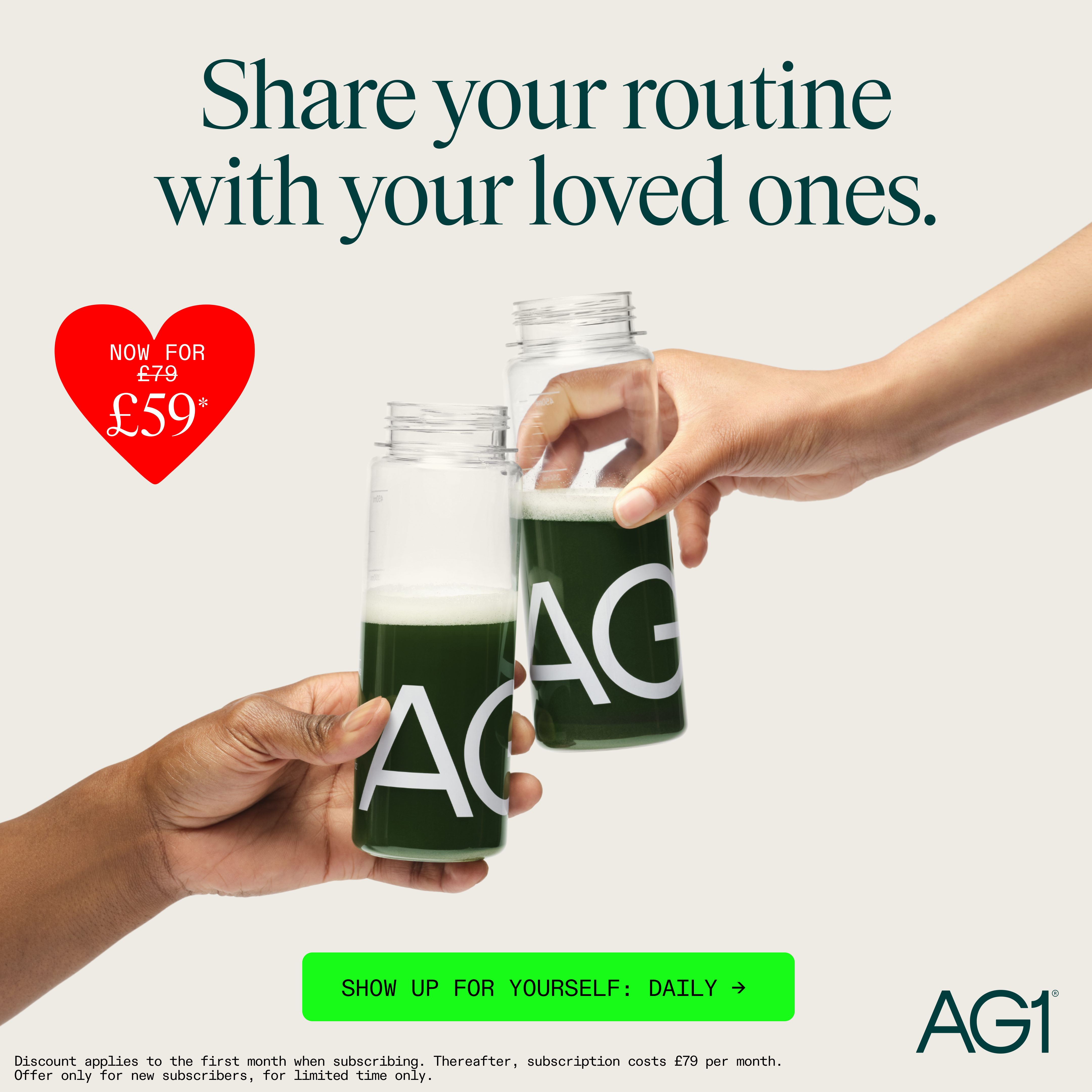 AG1 by Athletic Greens Facebook ad